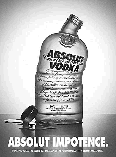 absolut vodka absolut impotence