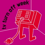 "tv turn off  the week" disegno di una tv con il cavo staccato