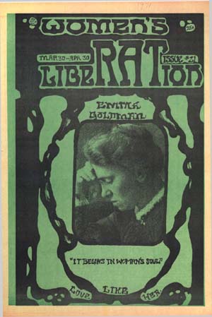 Women's LibeRATion  (i.e., Rat) No. 21, 1971 (NY: s.n.)